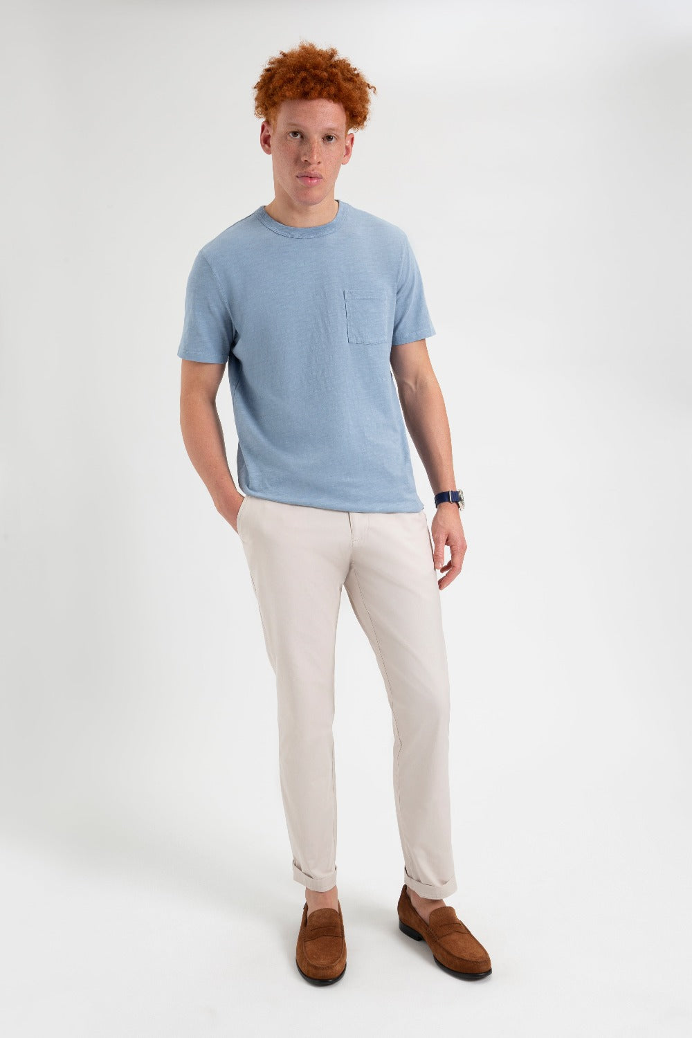 Pantalon Ben Sherman Everyday Slim Fit Chino Blanche | BLJ-15117518